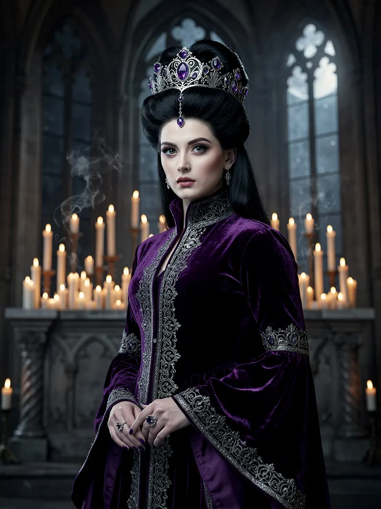 Countess Lyra, the ceremonial mistress, AI Domina portrait